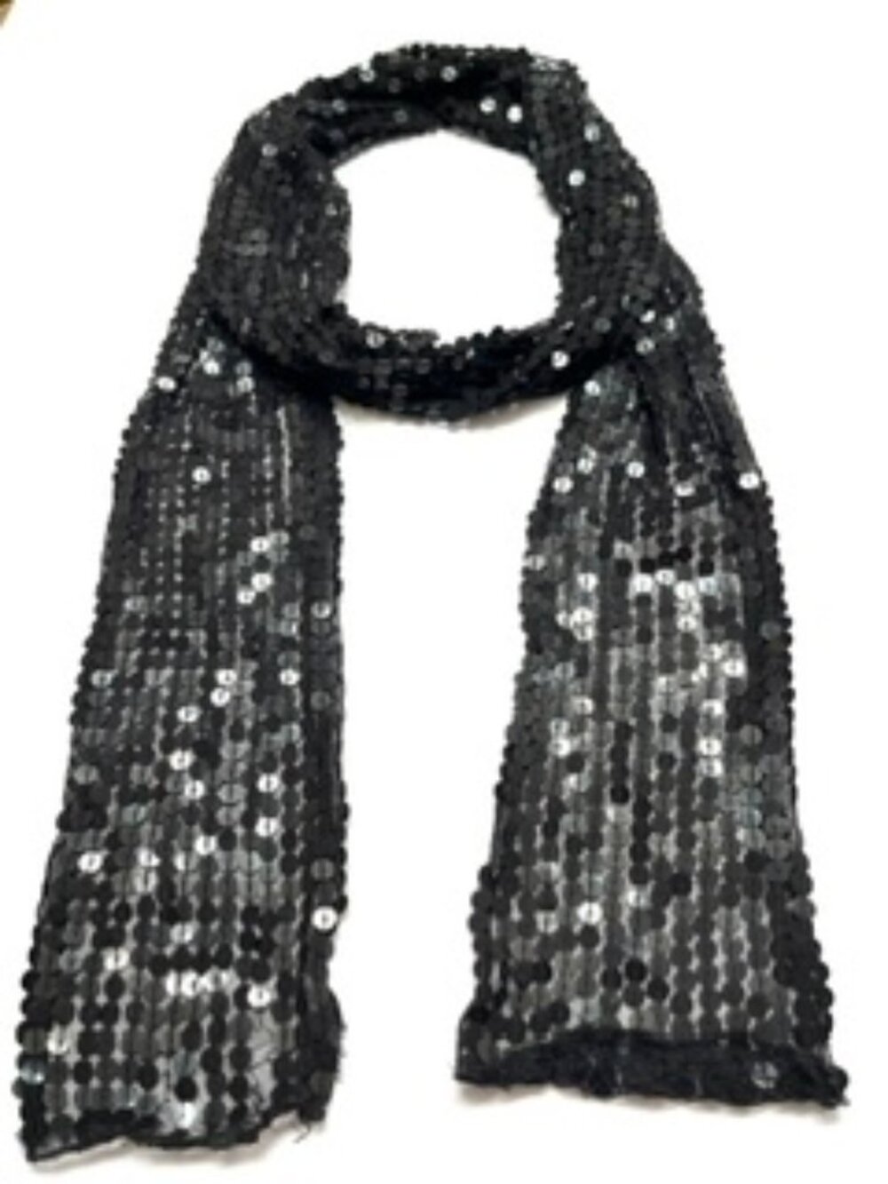 Black Sequin Shawl Scarf, by Tri-Coastal Design